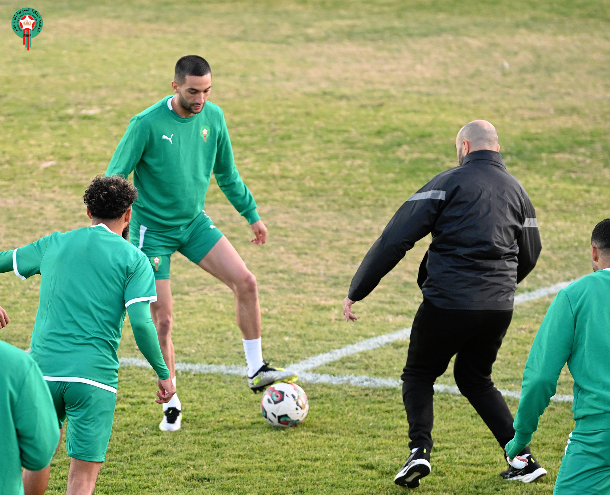 مران خفيف لأسود المغرب في جنوب أفريقيا