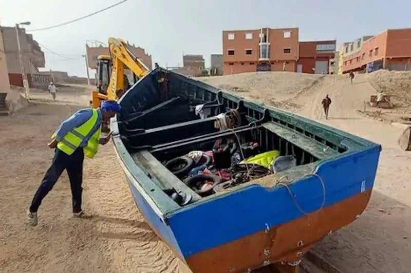 الدرك يضبط مرشحين للهجرة بسيدي وساي‬