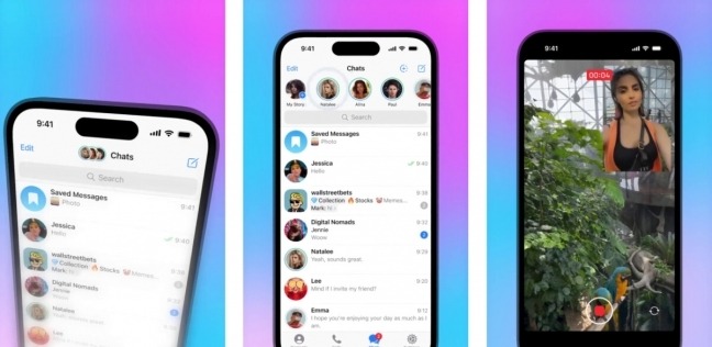 إطلاق ميزة story  علي تليجرام