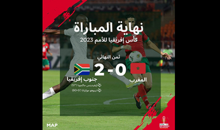 المغرب يخرج من دور ثمن كأس إفريقيا للأمم على يد جنوب إفريقيا