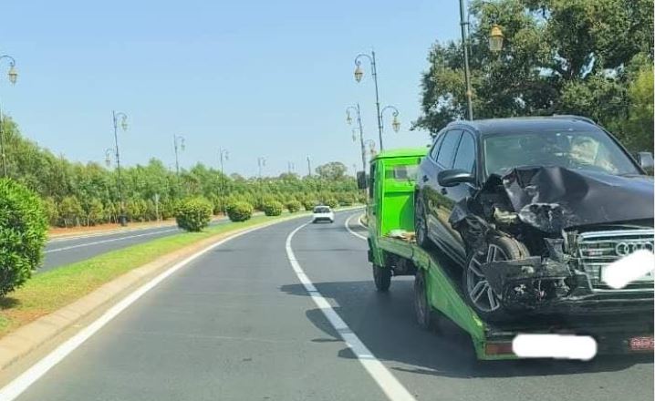 فوزي لقجع يتعرض لحادثة السير في طريقه لمركز محمد السادس لكرة القدم بالرباط